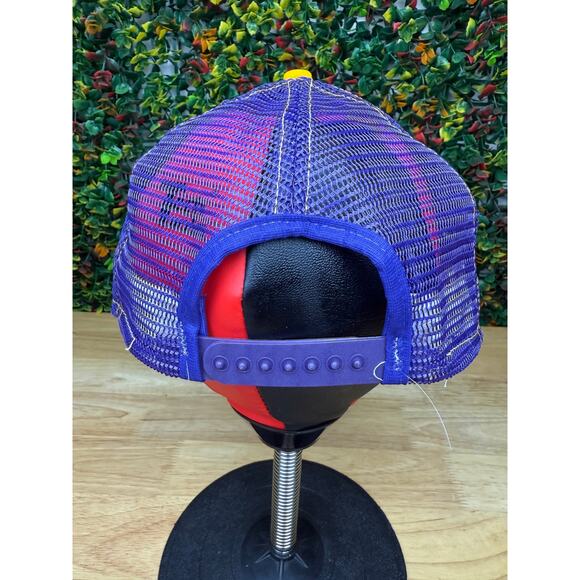 Washington Huskies AJD‎ Lucky Stripes NCAA Snapback Trucket Hat Vintage 70s 80s - Picture 3 of 13